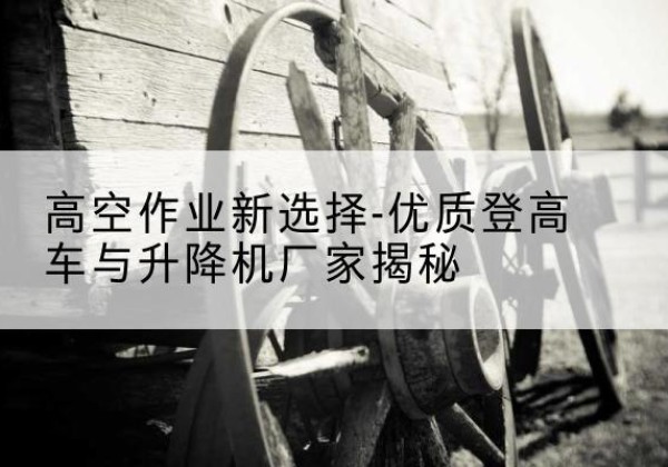 永善登高车厂家-高空作业新选择-优质登高车与升降机厂家揭秘
